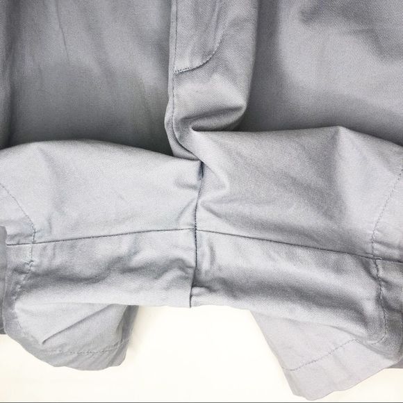 Dockers Classic Khaki womens pleated shorts blue sz14-16 - Picture 6 of 6